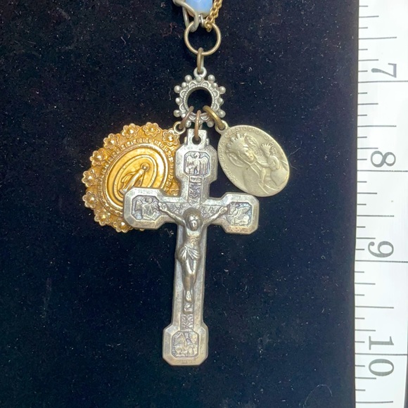 Custom made, one of a kind, multilayer necklace - Picture 2 of 4